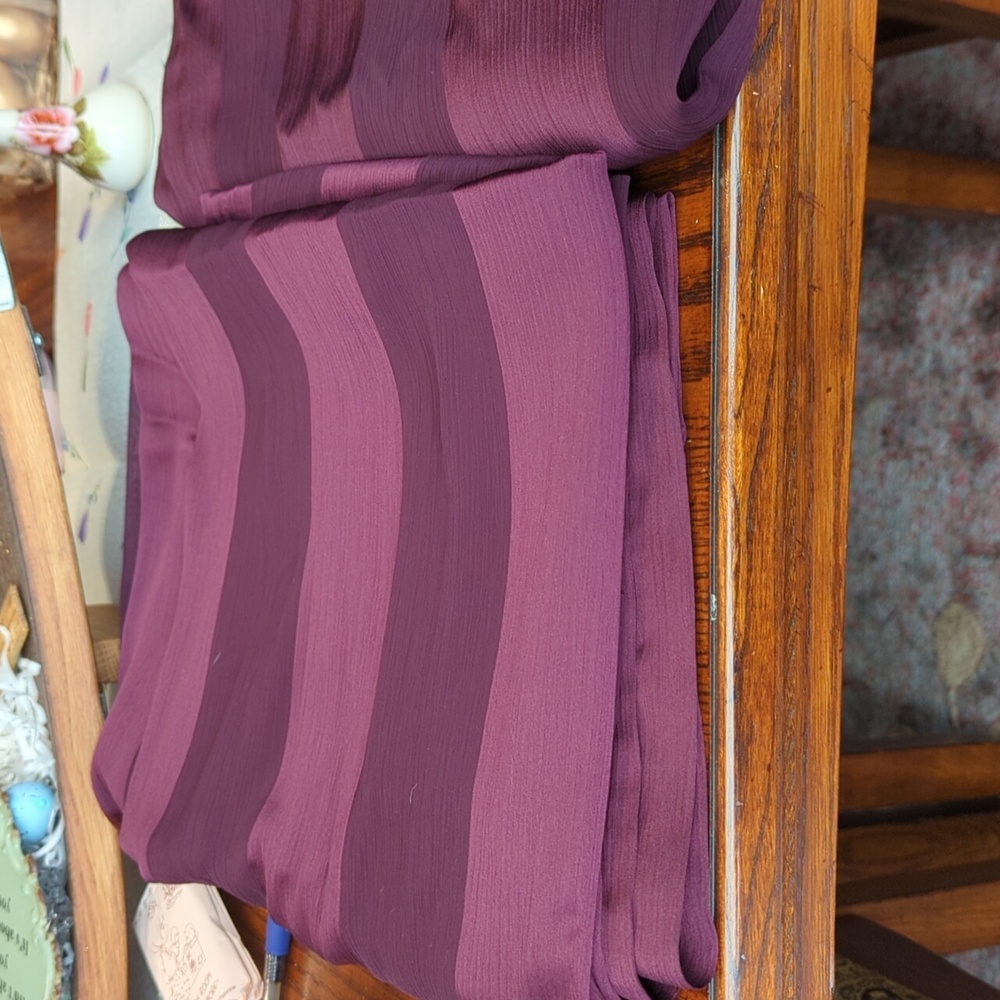 Two Chris Madden window sheers and valance